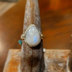 Sterling Silver Moonstone ring